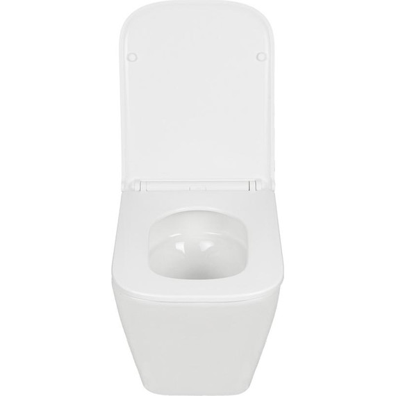 Унитаз подвесной безободковый AN Bitt с крышкой микролифт (система смыва Торнадо) фото 5