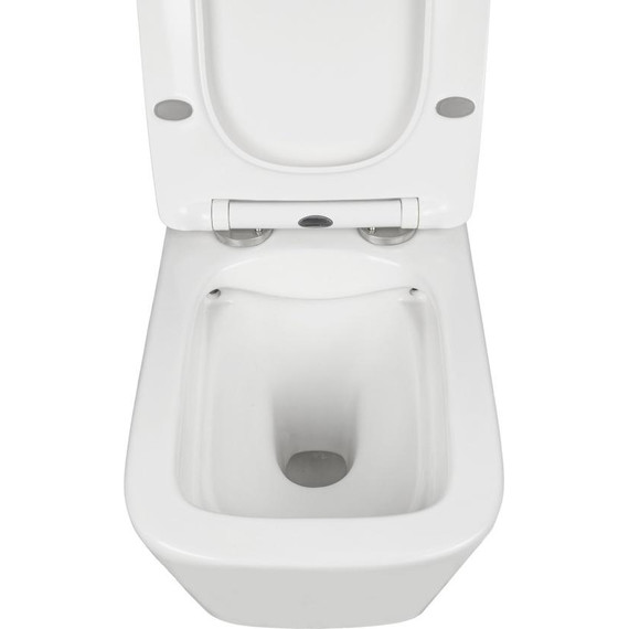 Унитаз подвесной безободковый AN Iron с крышкой микролифт - 8 Унитаз подвесной безободковый AN Iron с крышкой микролифт фото 8