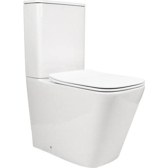 Унитаз-компакт безободковый AN Etta с крышкой микролифт (система смыва Торнадо) - 3 Унитаз-компакт безободковый AN Etta с крышкой микролифт (система смыва Торнадо) фото 3