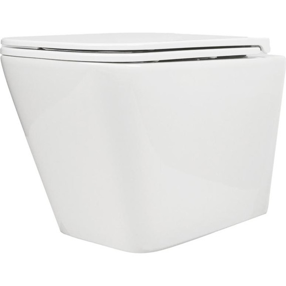 Унитаз подвесной безободковый AN Bitt с крышкой микролифт (система смыва Торнадо) фото 13