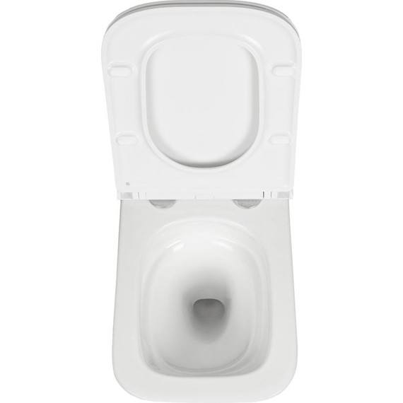 Унитаз подвесной безободковый AN Bitt с крышкой микролифт (система смыва Торнадо) фото 7