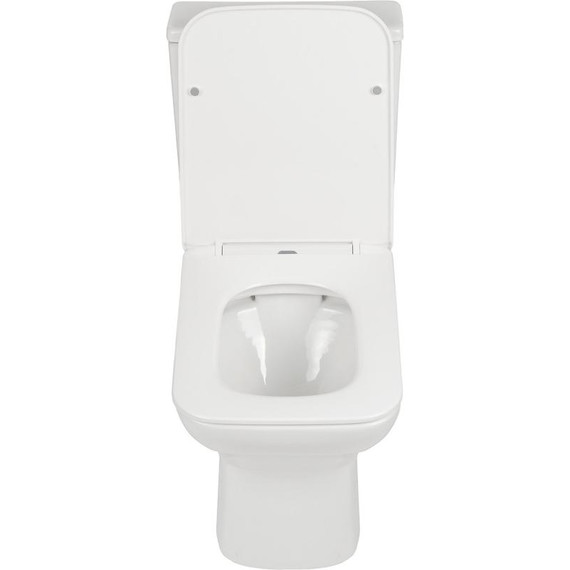 Унитаз-компакт безободковый AN Stone с крышкой микролифт фото 7