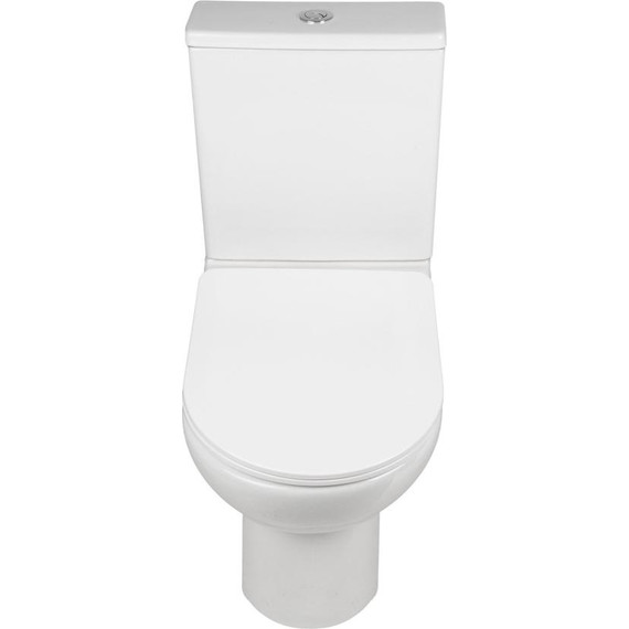 Унитаз-компакт безободковый AN Fire с крышкой микролифт фото 3