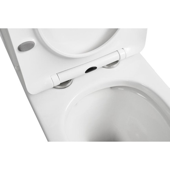 Унитаз-компакт безободковый AN Fire с крышкой микролифт фото 8