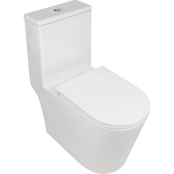 Унитаз-моноблок AN Rain с крышкой микролифт (система смыва Торнадо) фото 3