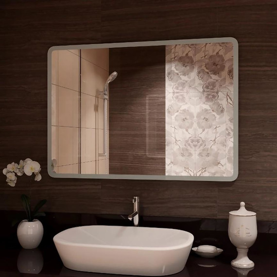 Зеркало для ванной комнаты AN Самба 100 см (сенсорный выключатель, диммер температуры) фото 5