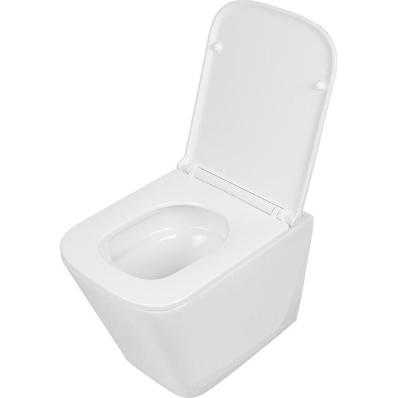 Унитаз подвесной безободковый AN Bitt с крышкой микролифт (система смыва Торнадо) фото 14