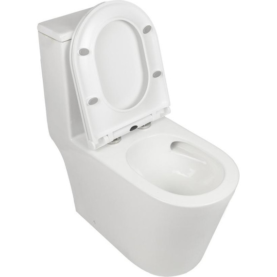 Унитаз-моноблок AN Rain с крышкой микролифт (система смыва Торнадо) фото 16