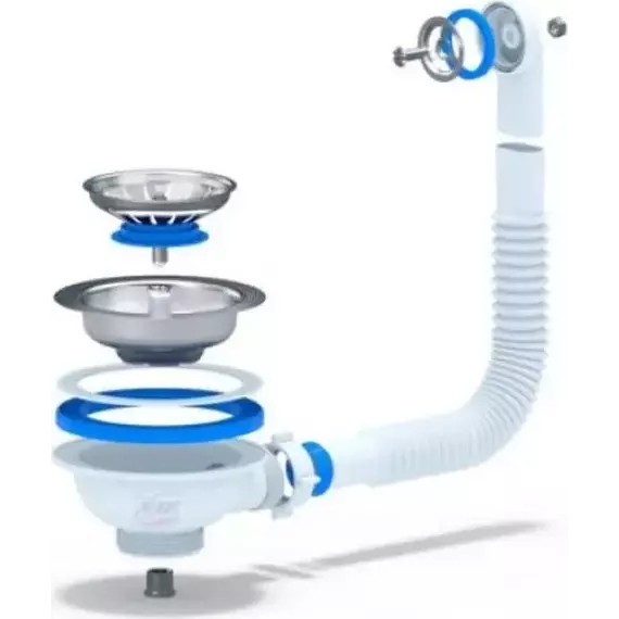 Сифон для мойки Ани Пласт A1042SP фото 2