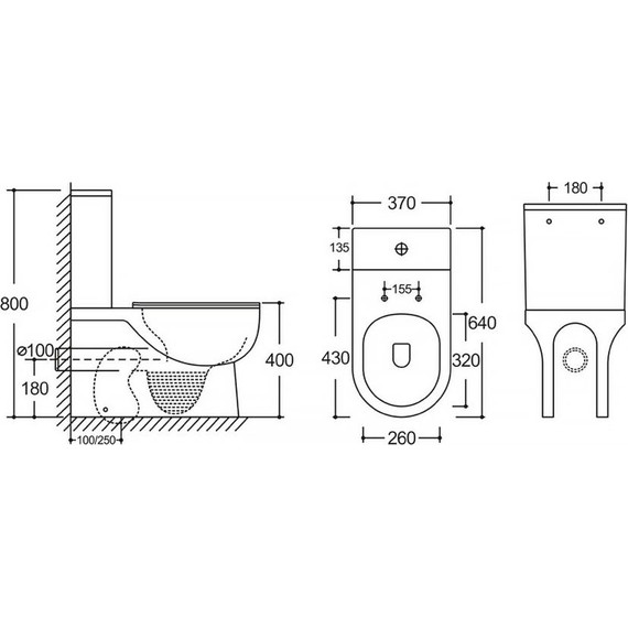 Унитаз-компакт безободковый AN Fire с крышкой микролифт фото 17