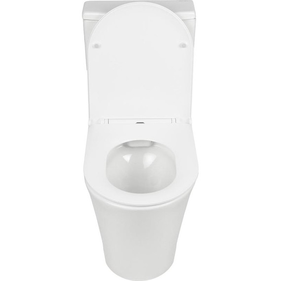 Унитаз-компакт безободковый AN Star с крышкой микролифт фото 6