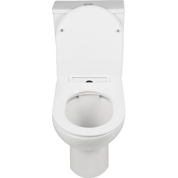 Унитаз-компакт безободковый AN Fire с крышкой микролифт фото 6