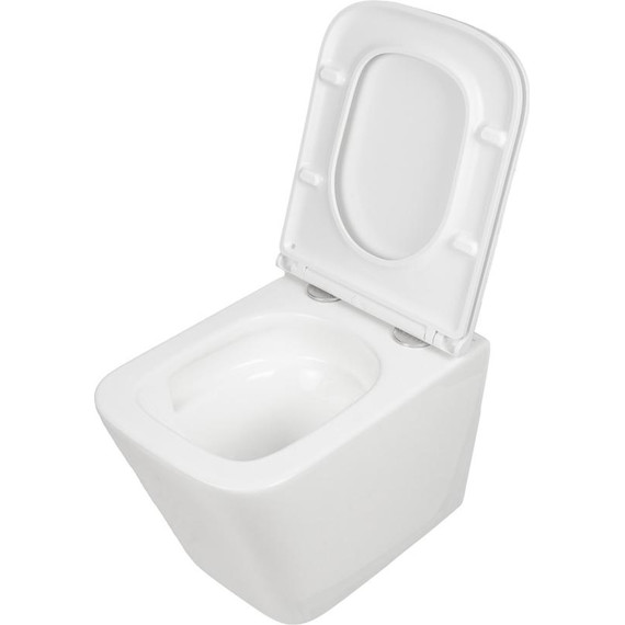 Унитаз подвесной безободковый AN Bitt с крышкой микролифт (система смыва Торнадо) фото 15