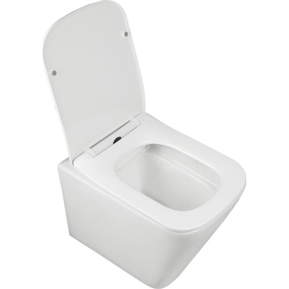 Унитаз подвесной безободковый AN Iron с крышкой микролифт - 14 Унитаз подвесной безободковый AN Iron с крышкой микролифт фото 14