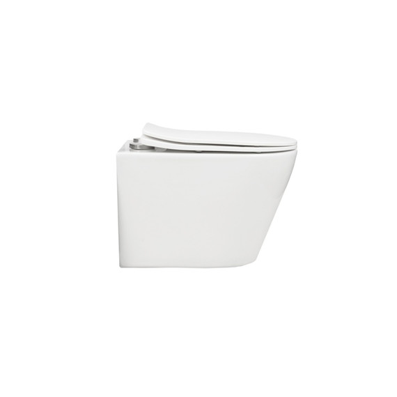 Инсталляция с подвесным безободковым унитазом AN Atria сиденье микролифт, крепление (система смыва Торнадо) фото 5