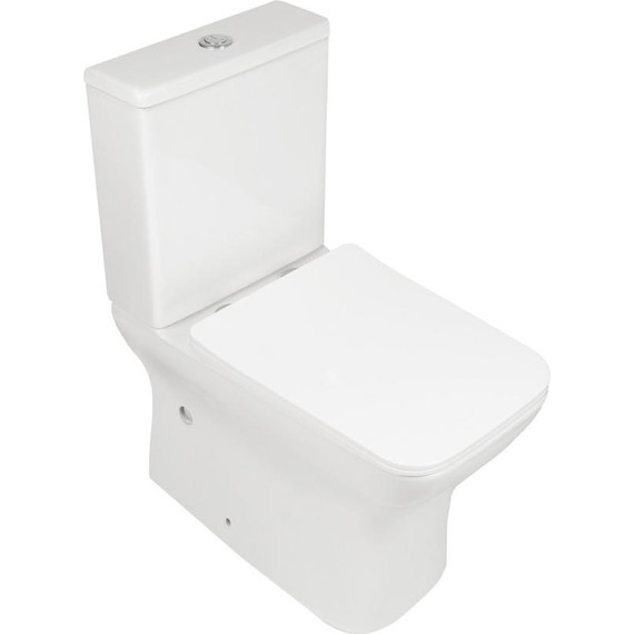 Унитаз-компакт безободковый AN Stone с крышкой микролифт фото 2