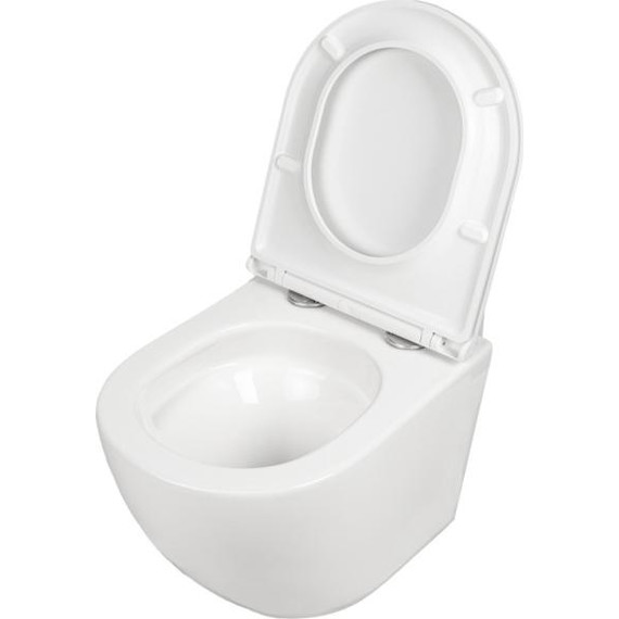 Инсталляция с подвесным безободковым унитазом AN Sky сиденье микролифт, крепление (система смыва Торнадо) фото 13