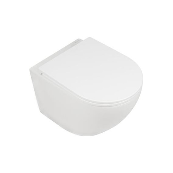 Инсталляция с подвесным безободковым унитазом AN Sky сиденье микролифт, крепление фото 2