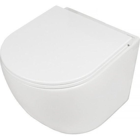 Унитаз подвесной безободковый AN Sky с крышкой микролифт (система смыва Торнадо) фото 2