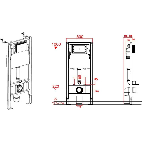 Инсталляция для унитаза AN фото 6