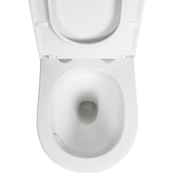 Инсталляция с подвесным безободковым унитазом AN Sky сиденье микролифт, крепление (система смыва Торнадо) фото 11