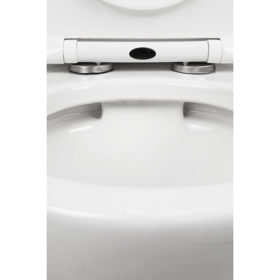 Унитаз-компакт безободковый AN Fire с крышкой микролифт фото 13