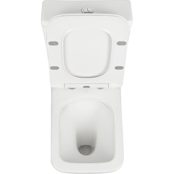 Унитаз-компакт безободковый AN Stone с крышкой микролифт фото 9