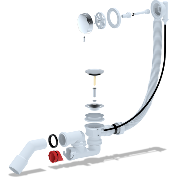 Сифон для ванны полуавтомат Ани Пласт EM321 фото 2