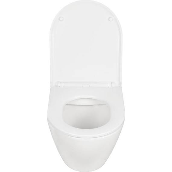 Инсталляция с подвесным безободковым унитазом AN Sky сиденье микролифт, крепление фото 13