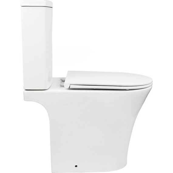 Унитаз-компакт безободковый AN Star с крышкой микролифт фото 5