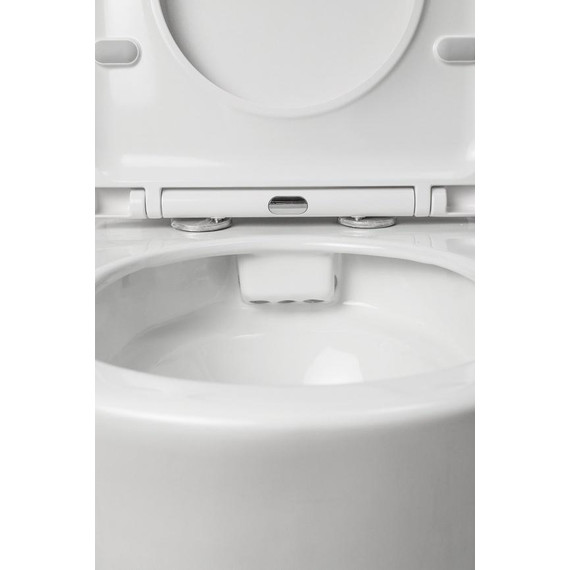 Унитаз-компакт безободковый AN Star с крышкой микролифт фото 9