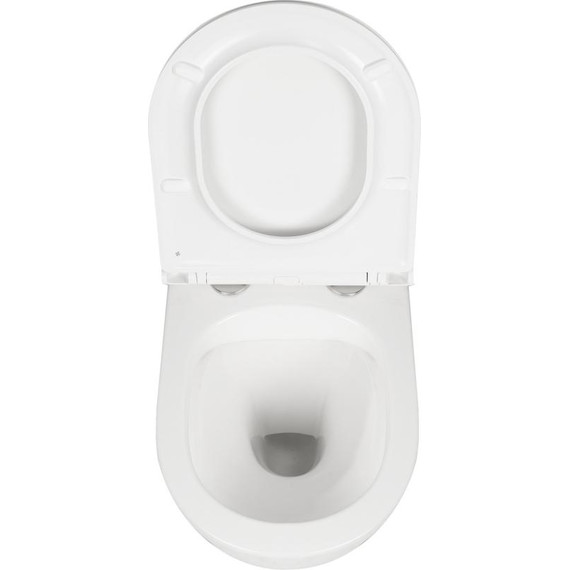 Унитаз подвесной безободковый AN Sky с крышкой микролифт фото 9