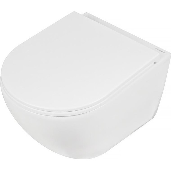 Унитаз подвесной безободковый AN Bloom с крышкой микролифт (система смыва Торнадо) фото 2