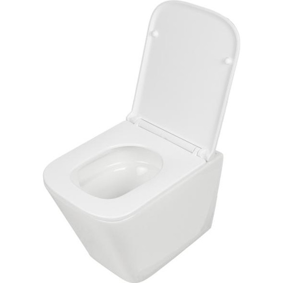 Инсталляция с подвесным безободковым унитазом AN Bitt сиденье микролифт, крепление (система смыва Торнадо) фото 15