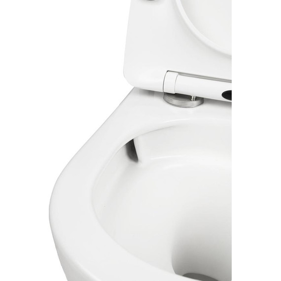 Унитаз подвесной безободковый AN Atria с крышкой микролифт (система смыва Торнадо) фото 11