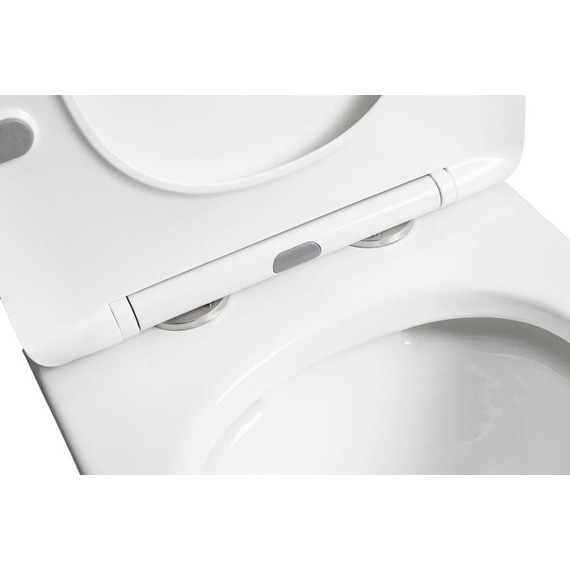 Унитаз-компакт безободковый AN Stone с крышкой микролифт фото 13