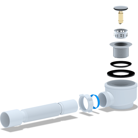 Сифон для душевого поддона Ани Пласт E415CLS фото 2