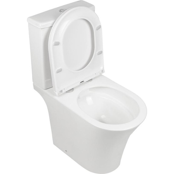 Унитаз-компакт безободковый AN Star с крышкой микролифт фото 15