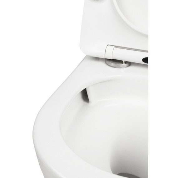 Инсталляция с подвесным безободковым унитазом AN Atria сиденье микролифт, крепление (система смыва Торнадо) фото 12