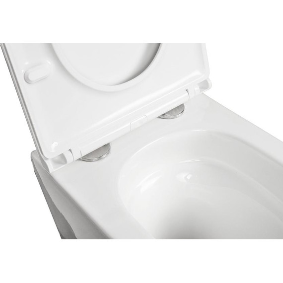 Унитаз подвесной безободковый AN Bitt с крышкой микролифт (система смыва Торнадо) фото 12