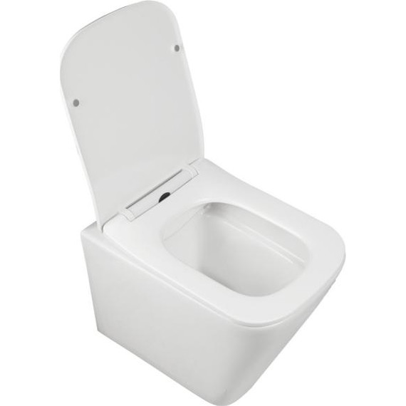 Инсталляция с подвесным безободковым унитазом AN Iron сиденье микролифт, крепление фото 15