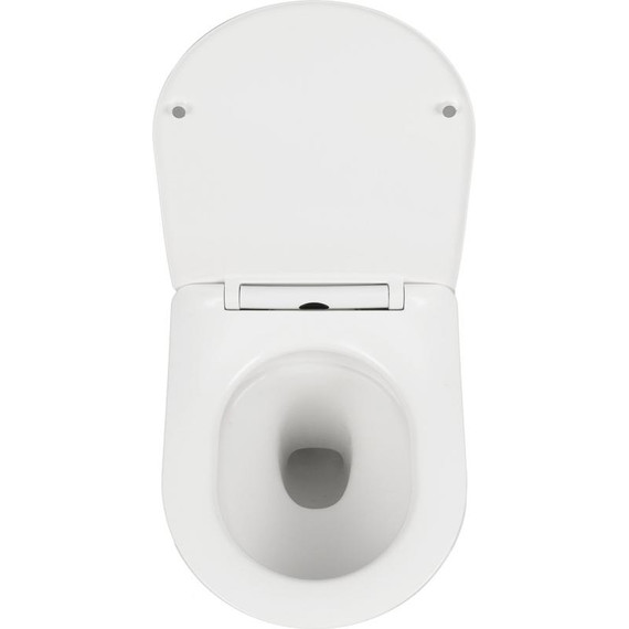 Унитаз подвесной безободковый AN Atria с крышкой микролифт (система смыва Торнадо) фото 13