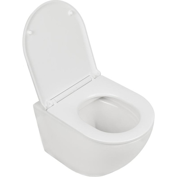 Унитаз подвесной безободковый AN Sky с крышкой микролифт фото 8