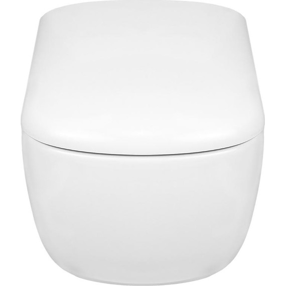 Унитаз подвесной безободковый AN Solana с крышкой микролифт (система смыва Торнадо) фото 3