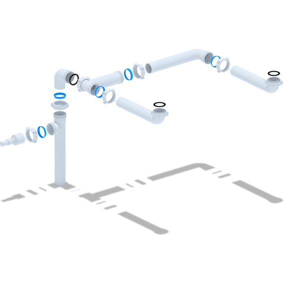 Сифон для умывальника Ани Пласт L0500 фото 2