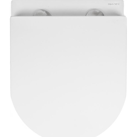 Унитаз подвесной безободковый AN Bloom с крышкой микролифт (система смыва Торнадо) фото 5