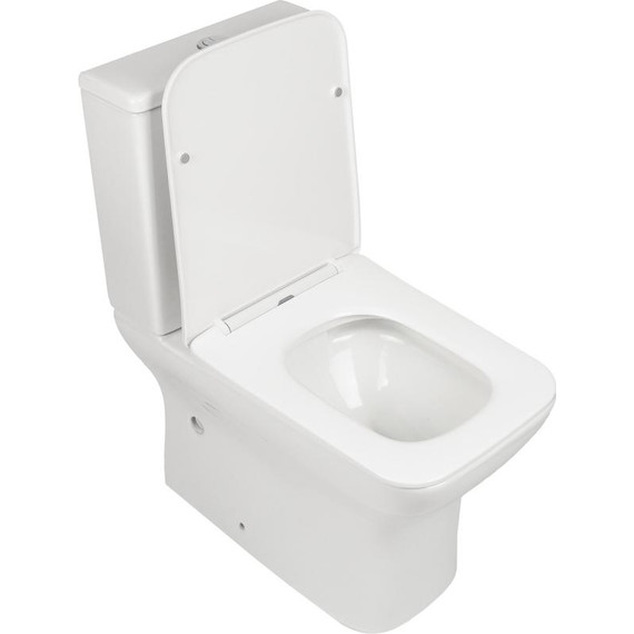 Унитаз-компакт безободковый AN Stone с крышкой микролифт фото 3