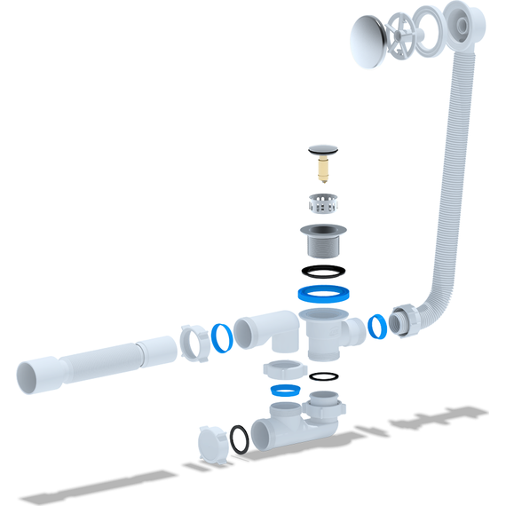 Сифон для ванны Ани Пласт EC255S фото 2