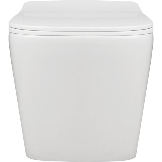 Унитаз подвесной безободковый AN Iron с крышкой микролифт - 4 Унитаз подвесной безободковый AN Iron с крышкой микролифт фото 4