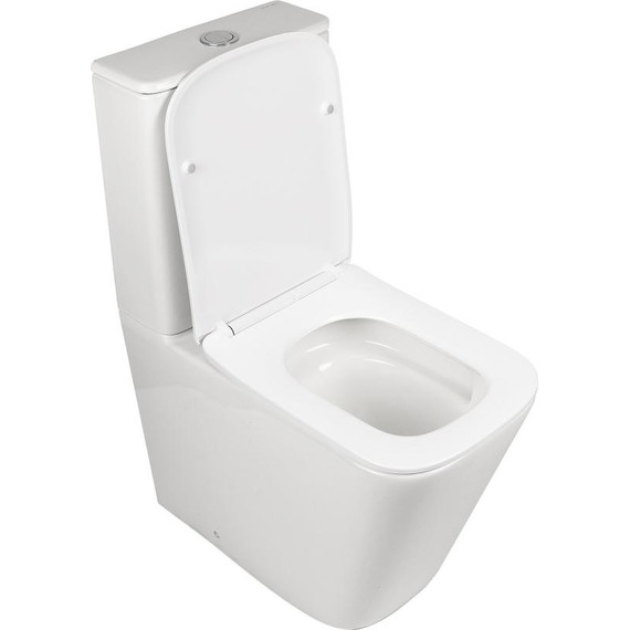 Унитаз-компакт безободковый AN Etta с крышкой микролифт (система смыва Торнадо) - 9 Унитаз-компакт безободковый AN Etta с крышкой микролифт (система смыва Торнадо) фото 9